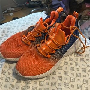 Vitike Orange and Blue Athletic Sneakers - 40